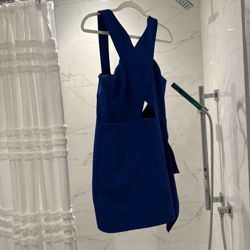 BCBG Blue Sleeveless Dress